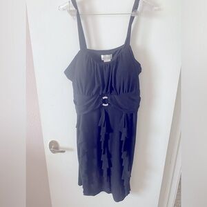 Olivia Matthew’s - Black Fancy Dress, Size 20W, LBD, Plus Size, sleeveless